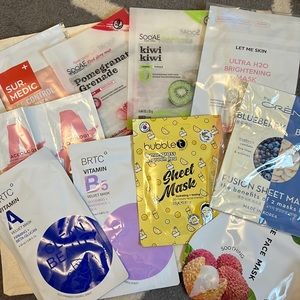 assorted face masks!